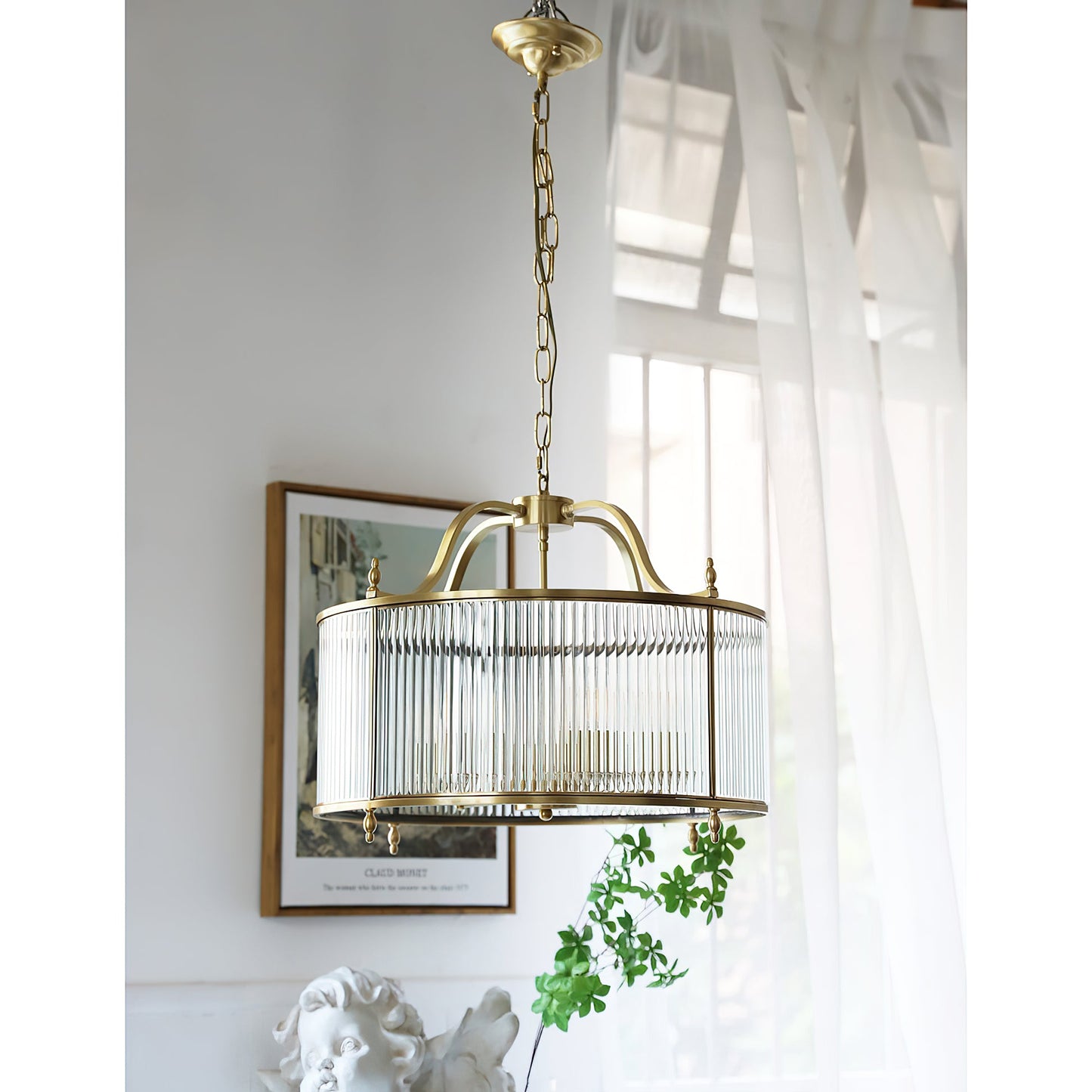 Nora Glass Chandelier