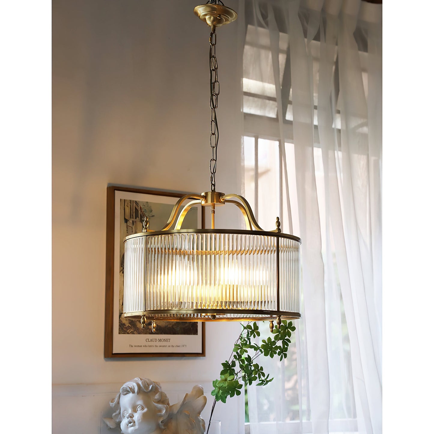 Nora Glass Chandelier