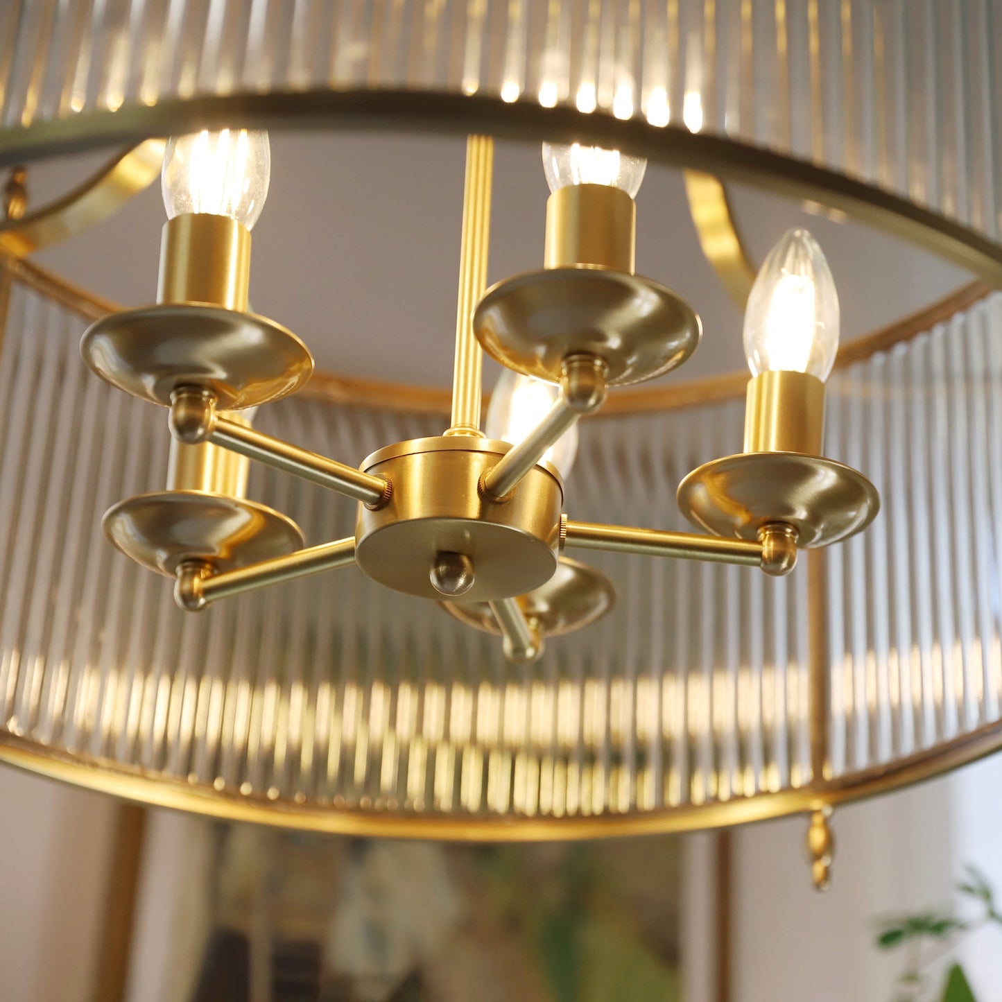 Nora Glass Chandelier