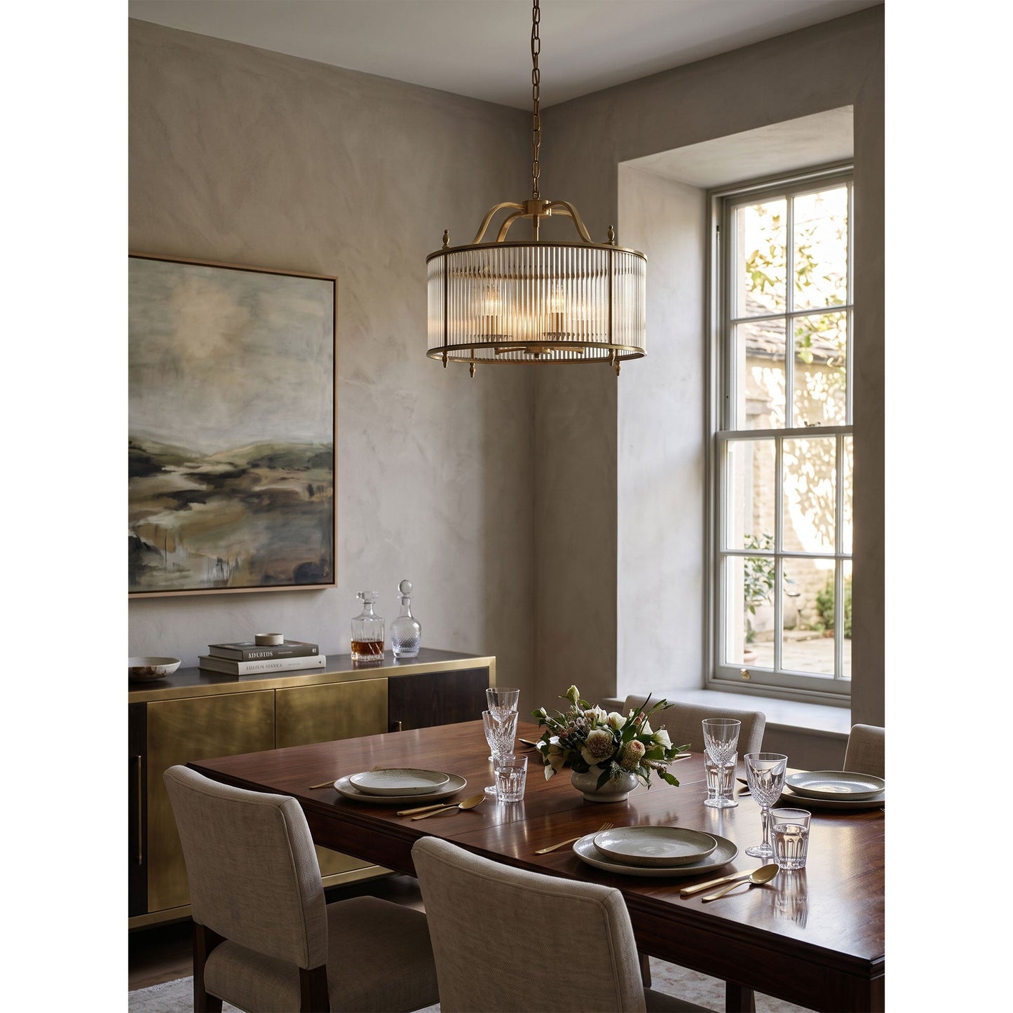 Nora Glass Chandelier