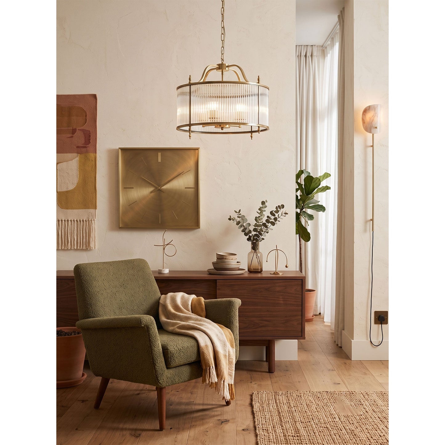 Nora Glass Chandelier