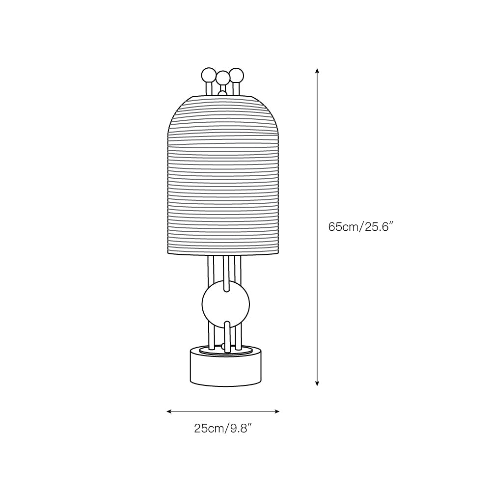 Gerda Glass Table Lamp