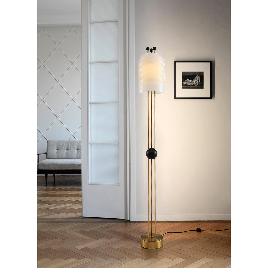 Gerda Glass Floor Lamp