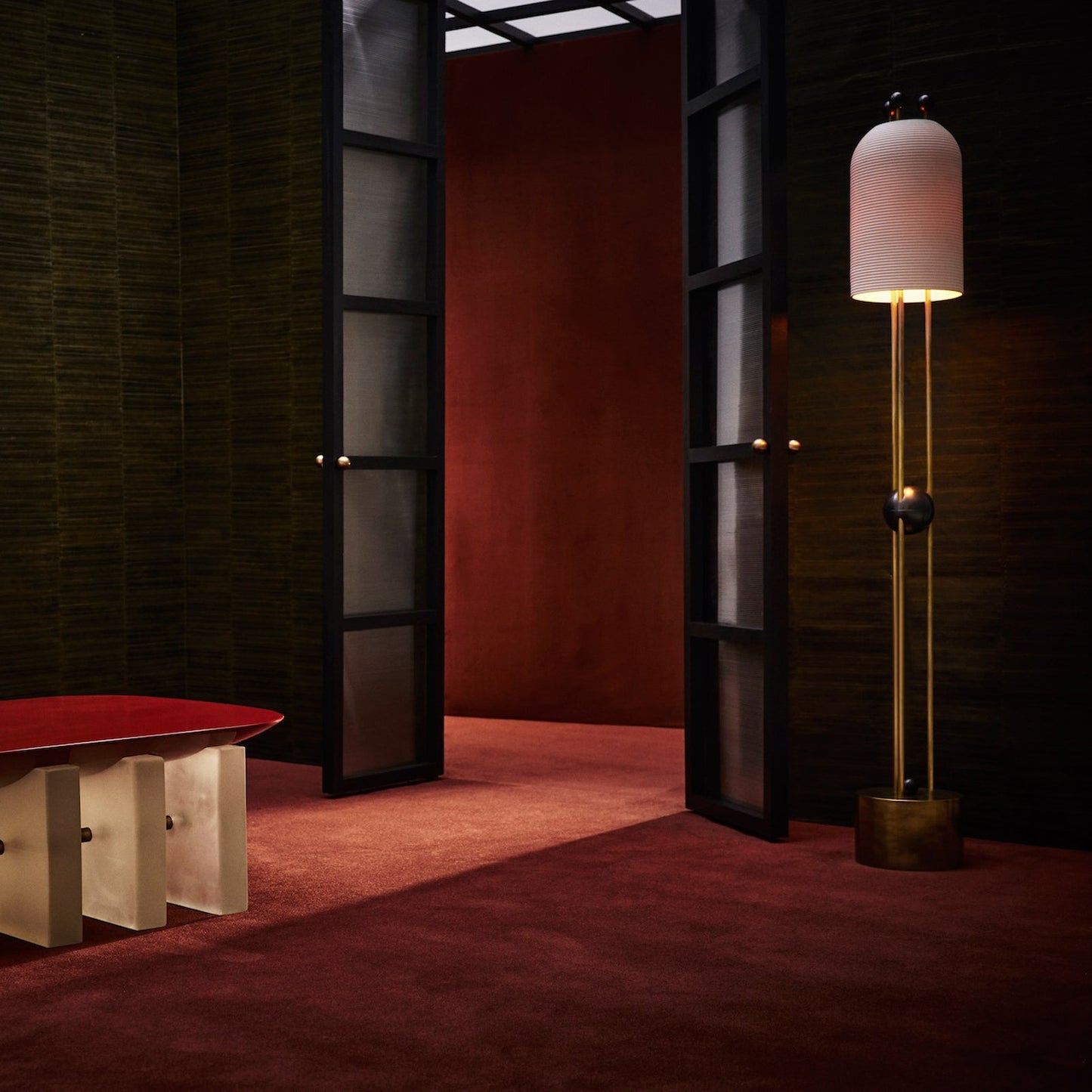 Gerda Glass Floor Lamp
