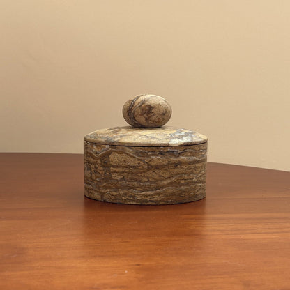 Liron Marble Sugar Bowl