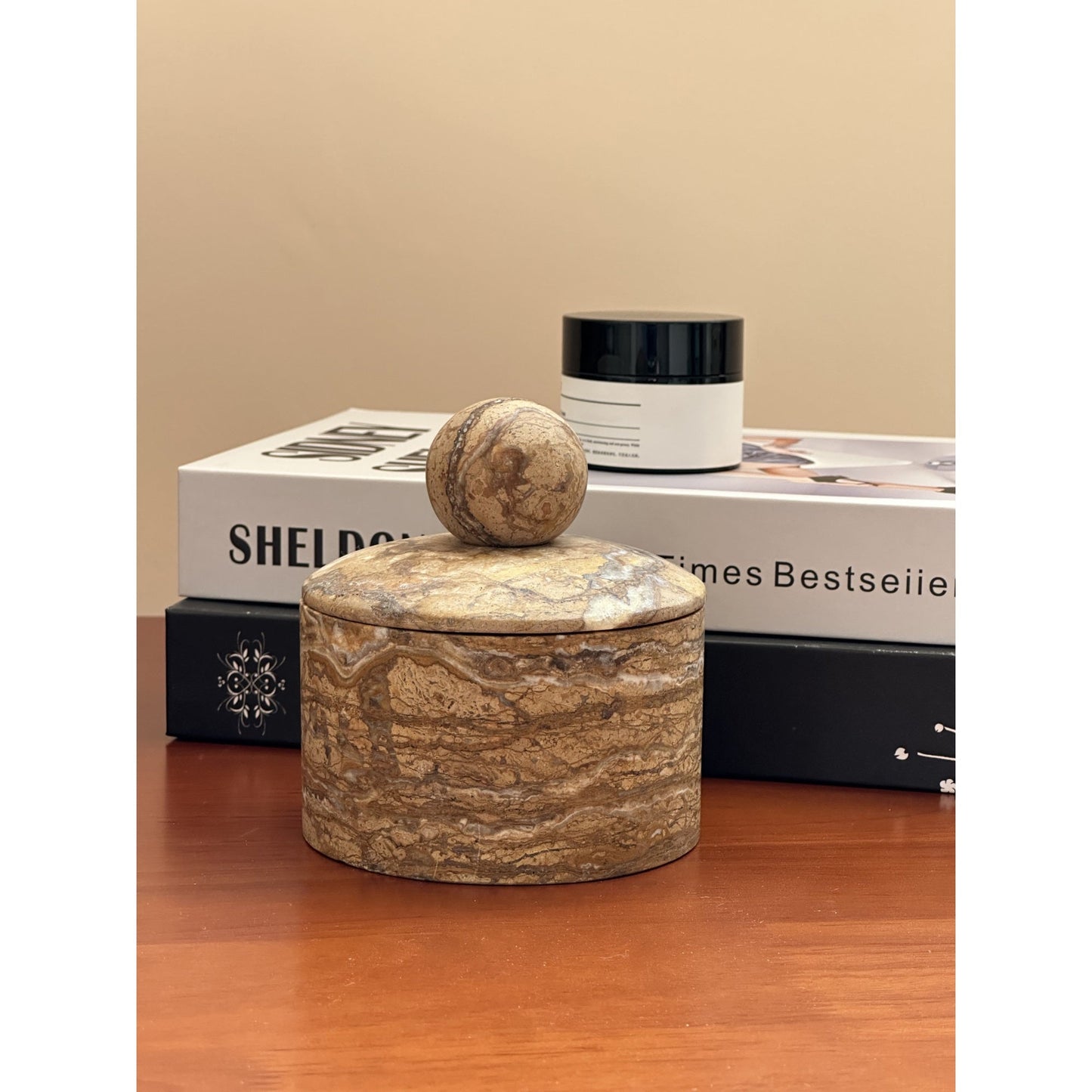 Liron Marble Sugar Bowl