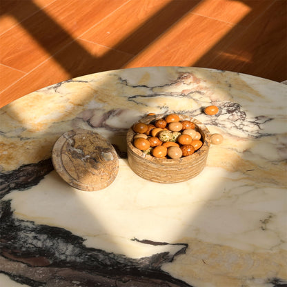 Liron Marble Sugar Bowl