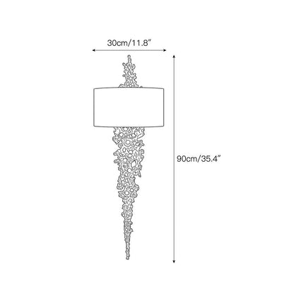 Lava Brass Wall Sconce