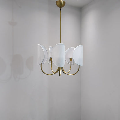 Leaf Brass Chandelier
