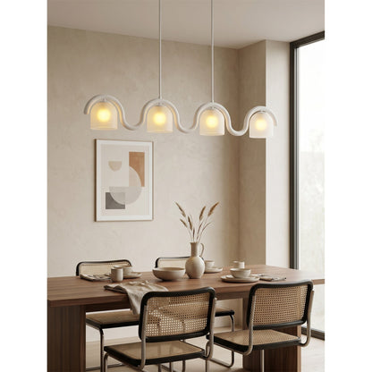 Lenox Linear Glass Chandelier