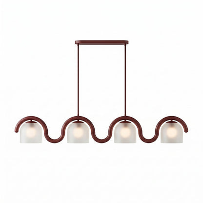 Lenox Linear Glass Chandelier
