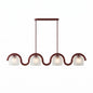 Lenox Linear Glass Chandelier