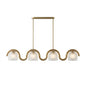 Lenox Linear Glass Chandelier