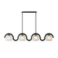 Lenox Linear Glass Chandelier