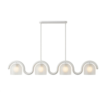 Lenox Linear Glass Chandelier