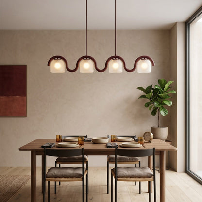 Lenox Linear Glass Chandelier