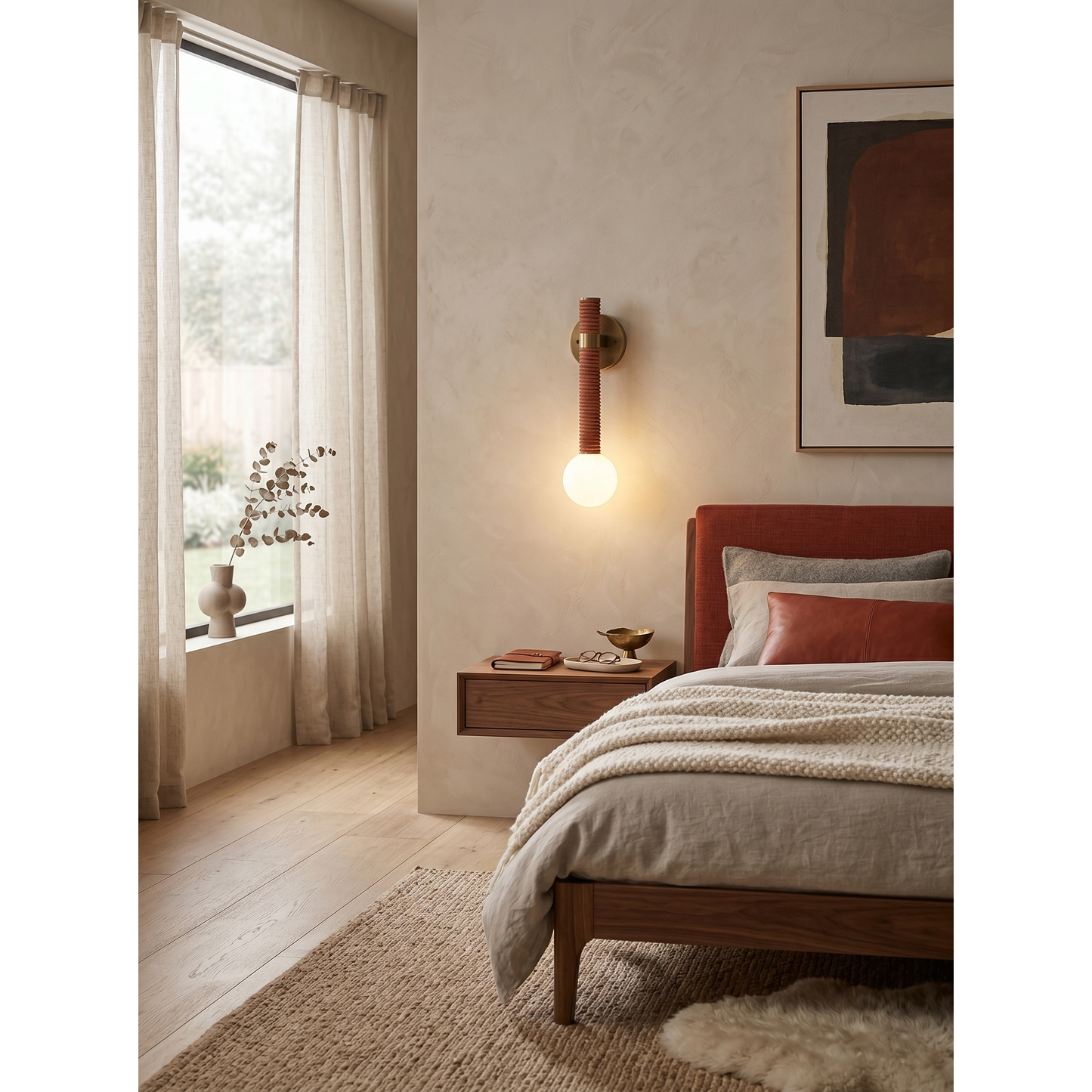 Opal Globe Wall Sconce