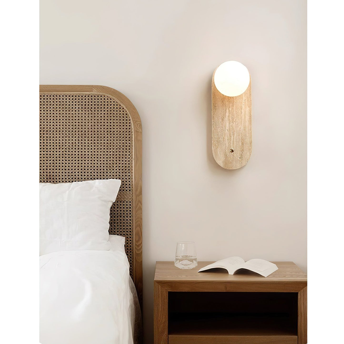 Valentin Travertine Wall Lamp