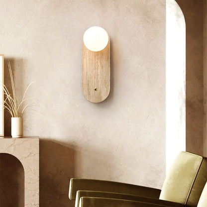 Valentin Travertine Wall Lamp