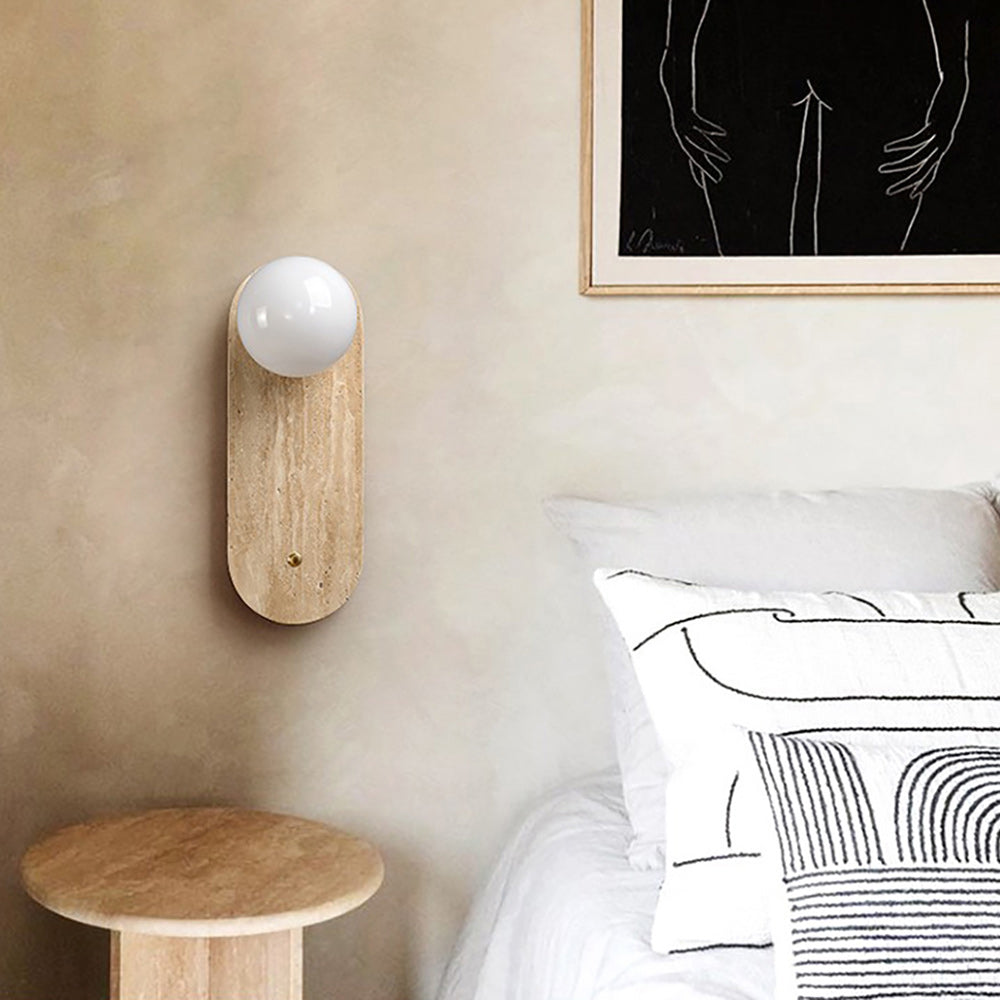 Valentin Travertine Wall Lamp