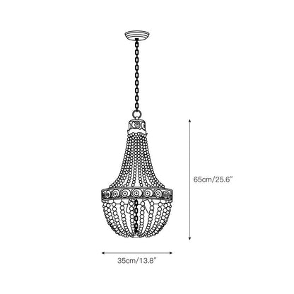 Luman Beaded Chandelier