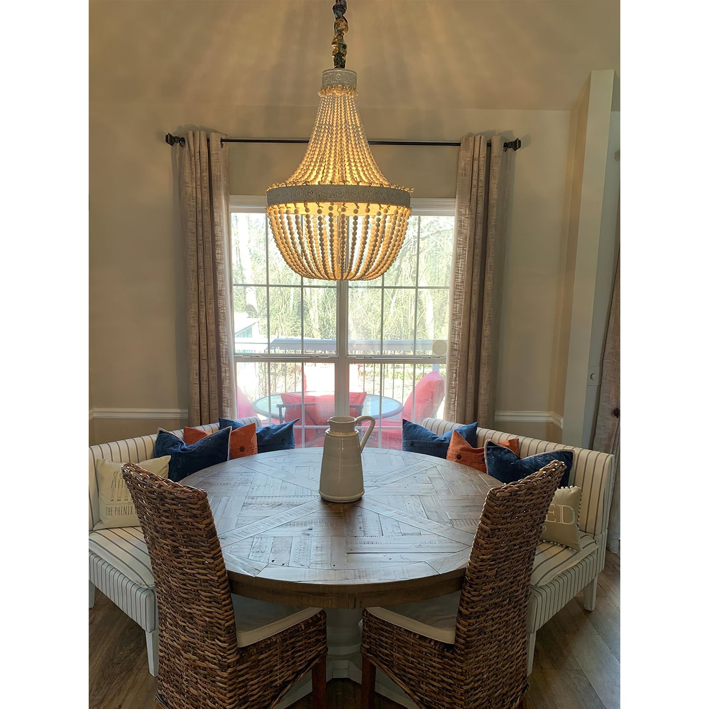 Luman Beaded Chandelier
