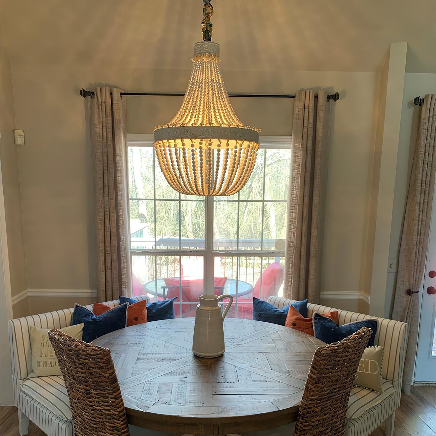 Luman Beaded Chandelier
