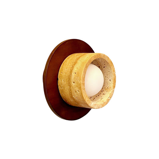 Andune Travertine Wall Lamp