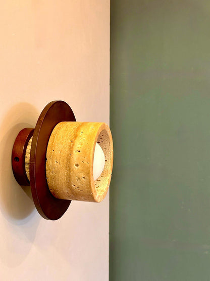 Andune Travertine Wall Lamp