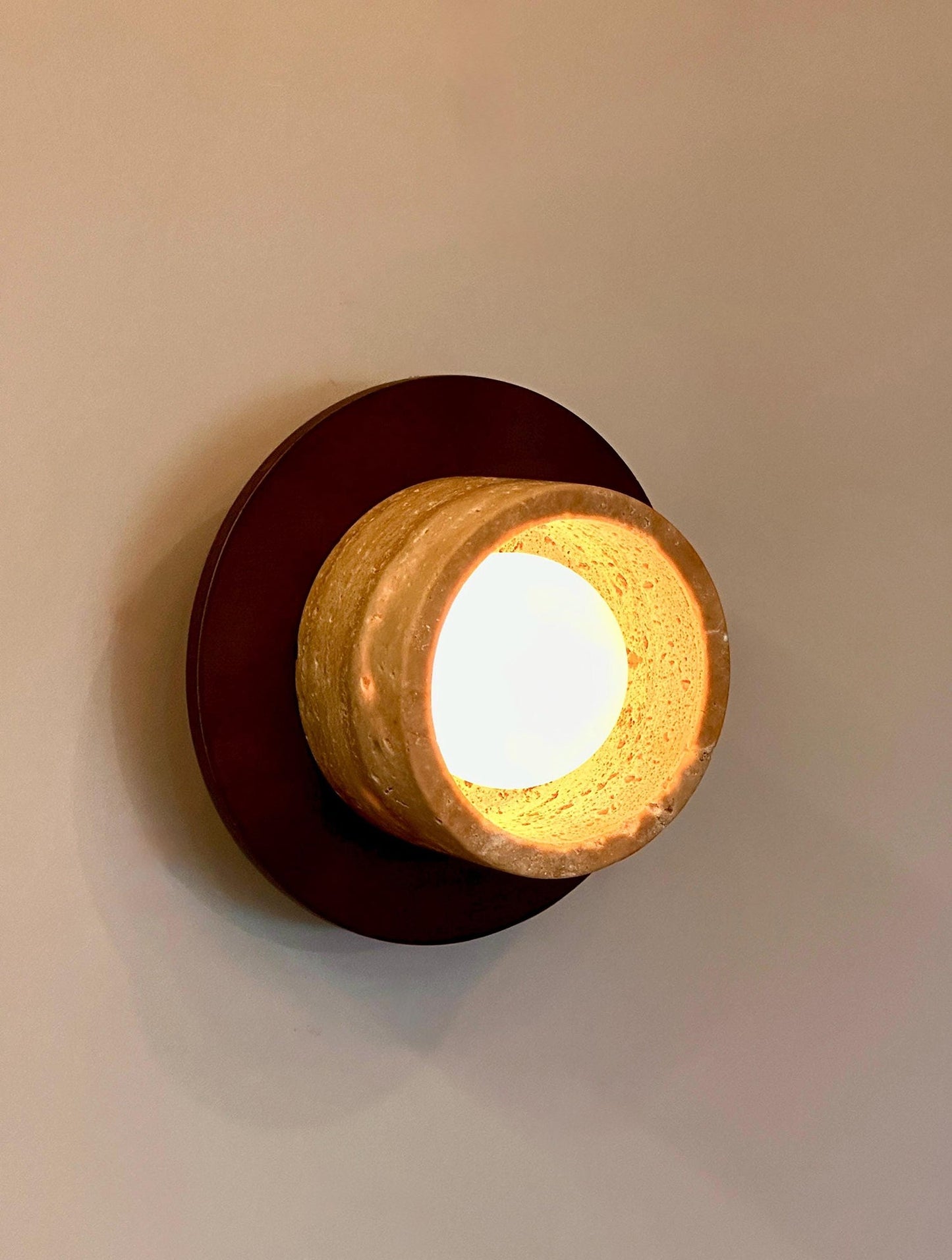 Andune Travertine Wall Lamp