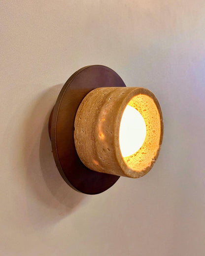 Andune Travertine Wall Lamp