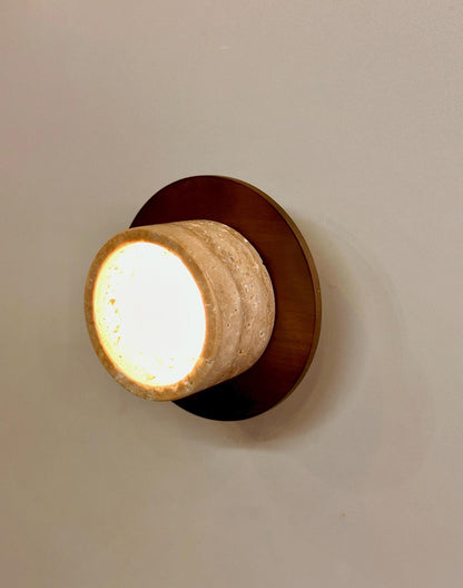 Andune Travertine Wall Lamp