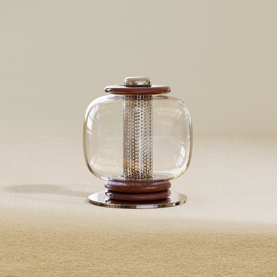 Marika Glass Table Lamp