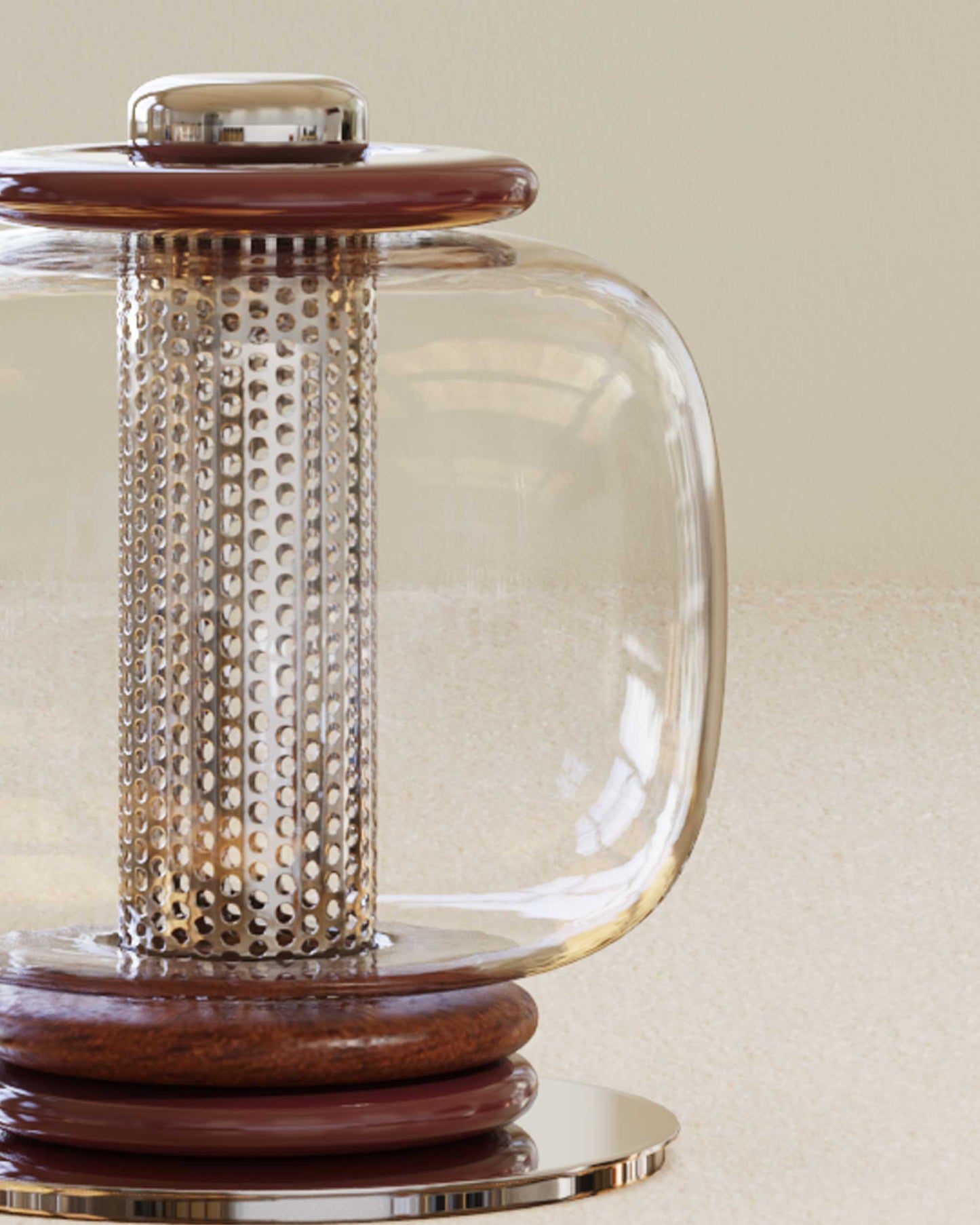 Marika Glass Table Lamp