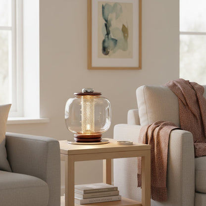 Marika Glass Table Lamp