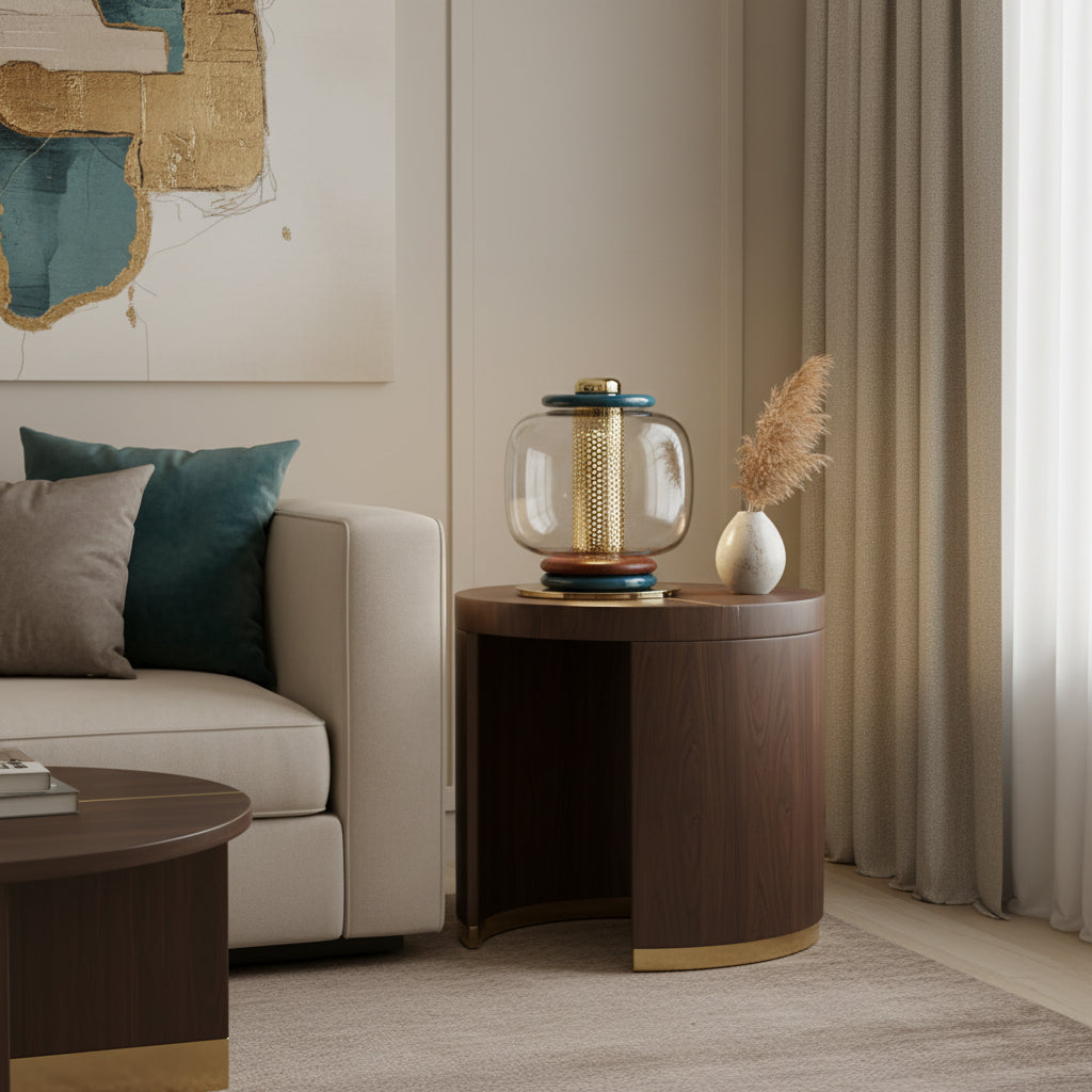 Marika Glass Table Lamp