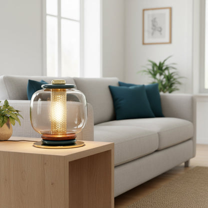 Marika Glass Table Lamp