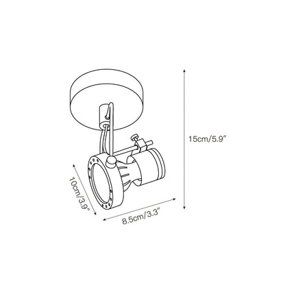 Noron Industrial Ceiling Lamp