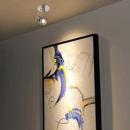 Noron Industrial Nickel Ceiling Lamp