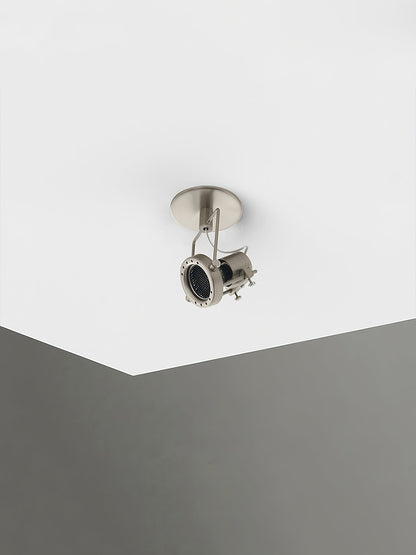 Noron Industrial Nickel Ceiling Lamp