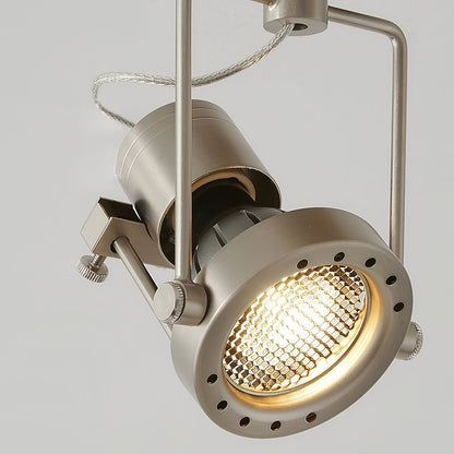 Noron Industrial Nickel Ceiling Lamp