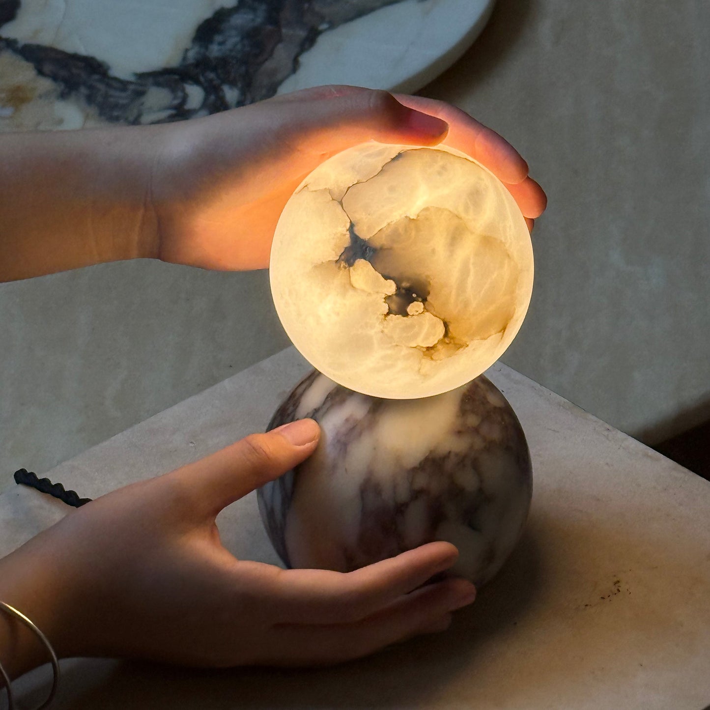 Noron Marble Table Lamp
