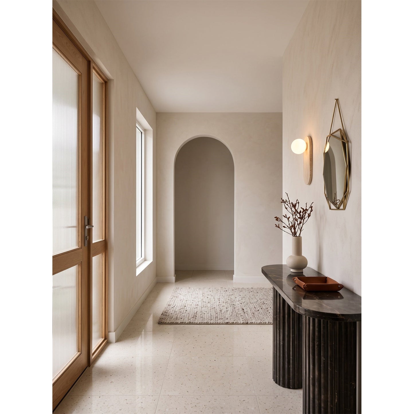 Marisol Travertine Wall Sconce