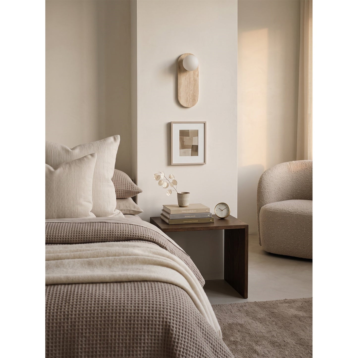 Marisol Travertine Wall Sconce