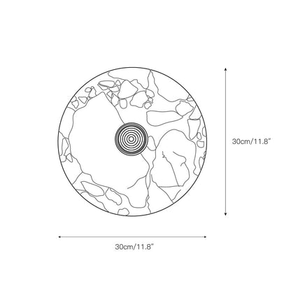 Marisol Round Marble Wall Lamp