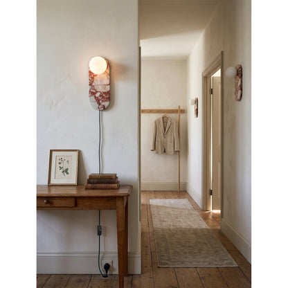 Marisol Red Plug-in Wall Lamp