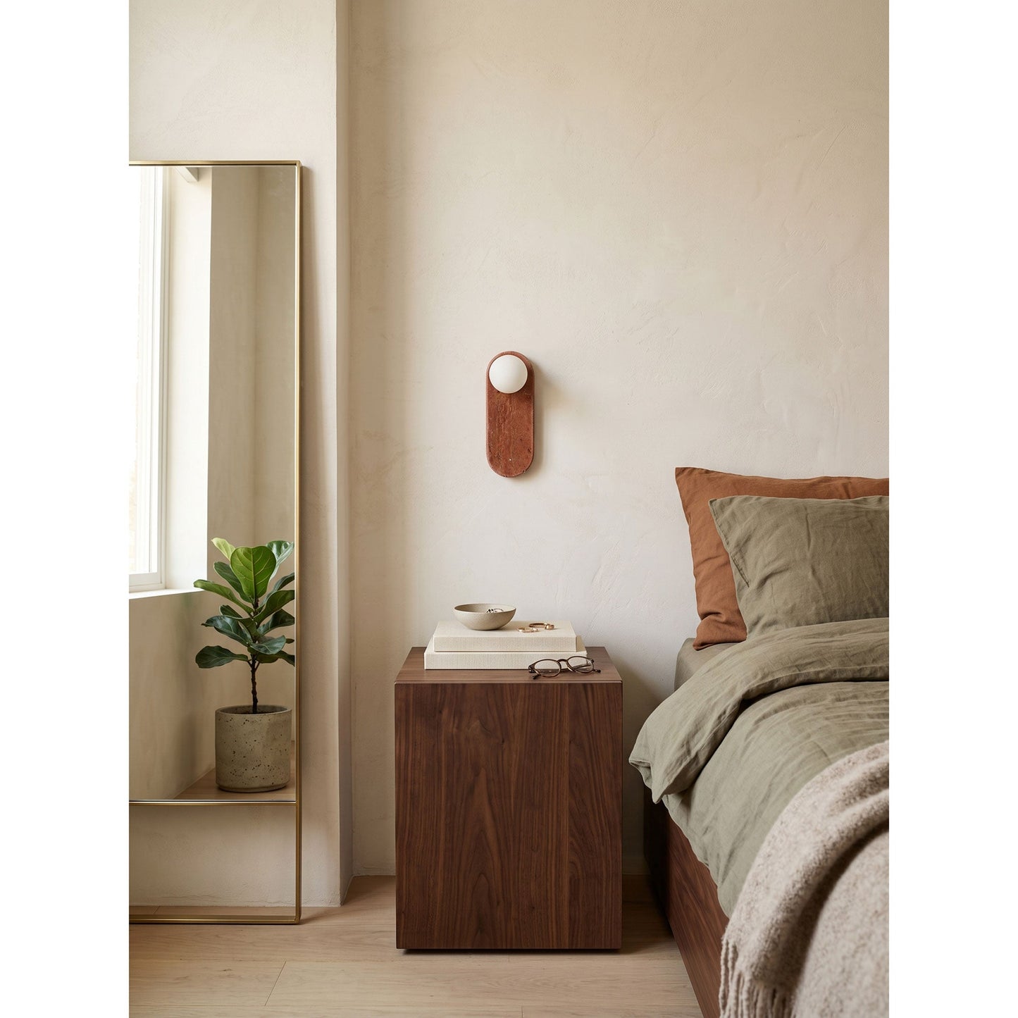 Marisol Travertine Wall Sconce