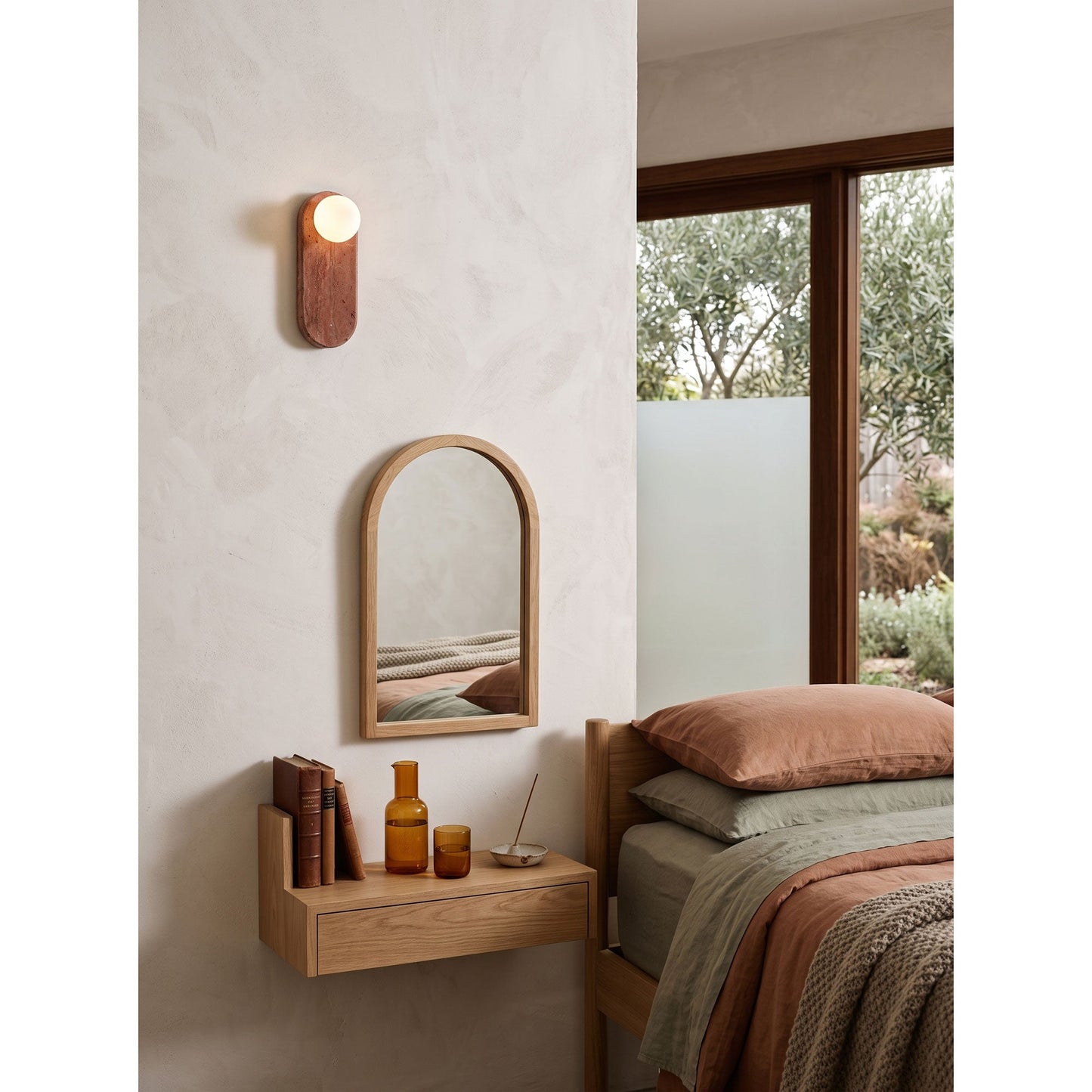 Marisol Travertine Wall Sconce