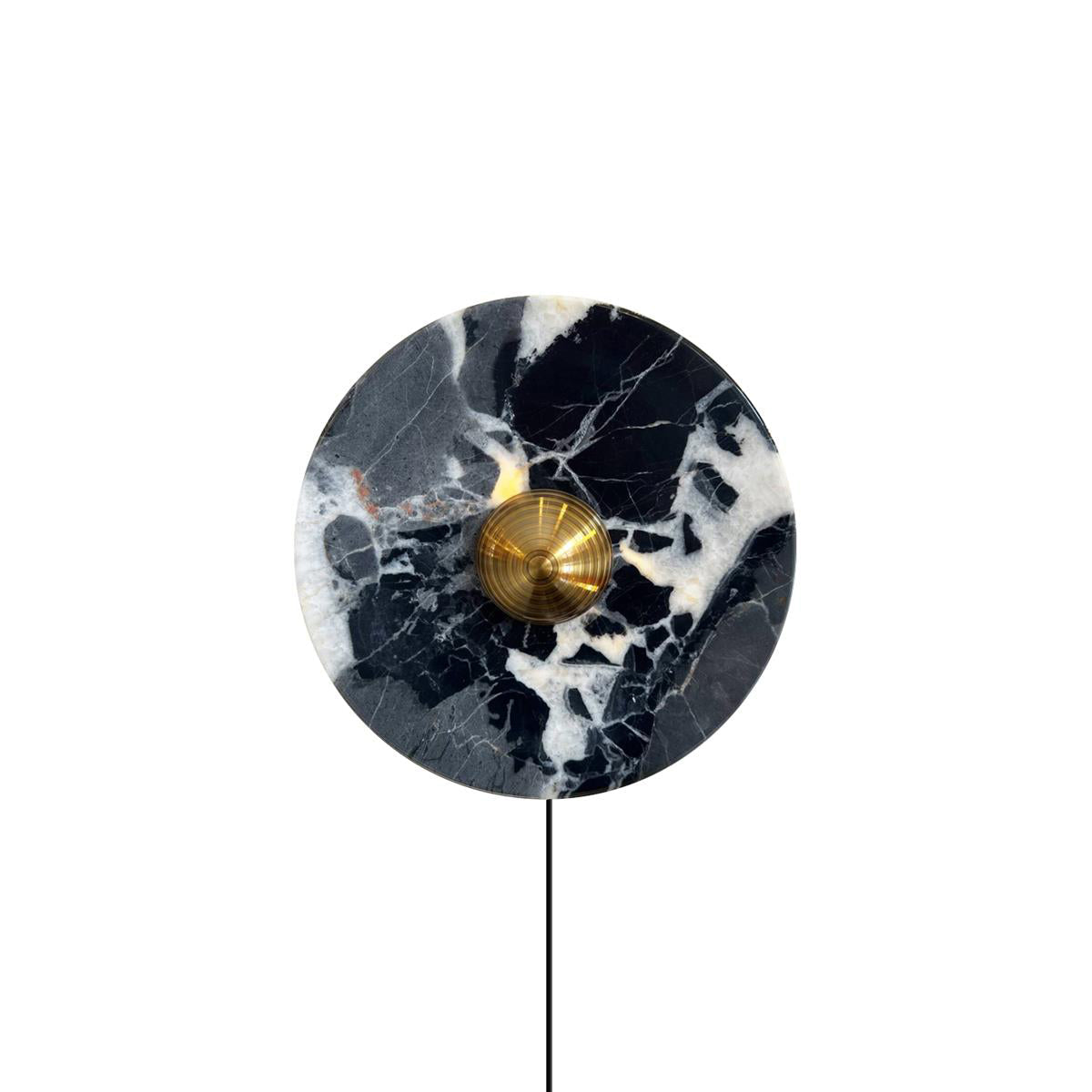 Marisol Marble Plug-in Wall Lamp