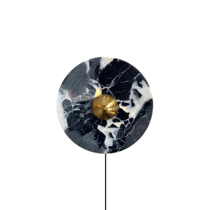 Marisol Marble Plug-in Wall Lamp